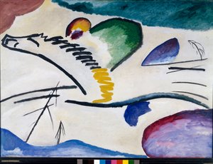 Lyric (Pointed Silence), 1911 by Wassily Kandinsky